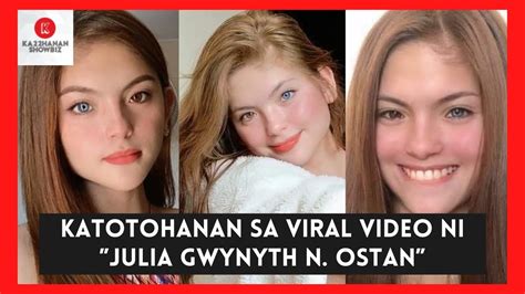 Leaked Private Video: Blue Eyes Julia Gwynyth Ostan Kumalat .